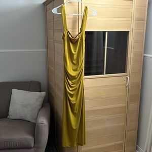 Zara open back dress